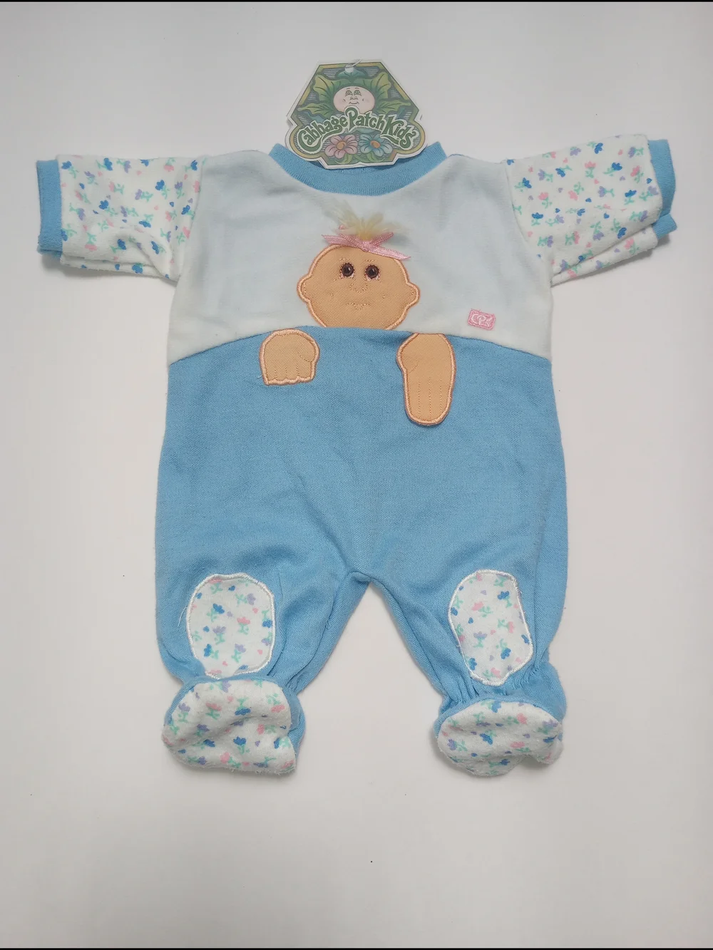 Cabbage Patch Kids Doll Clothes Preemie Sleeper, Doll Face